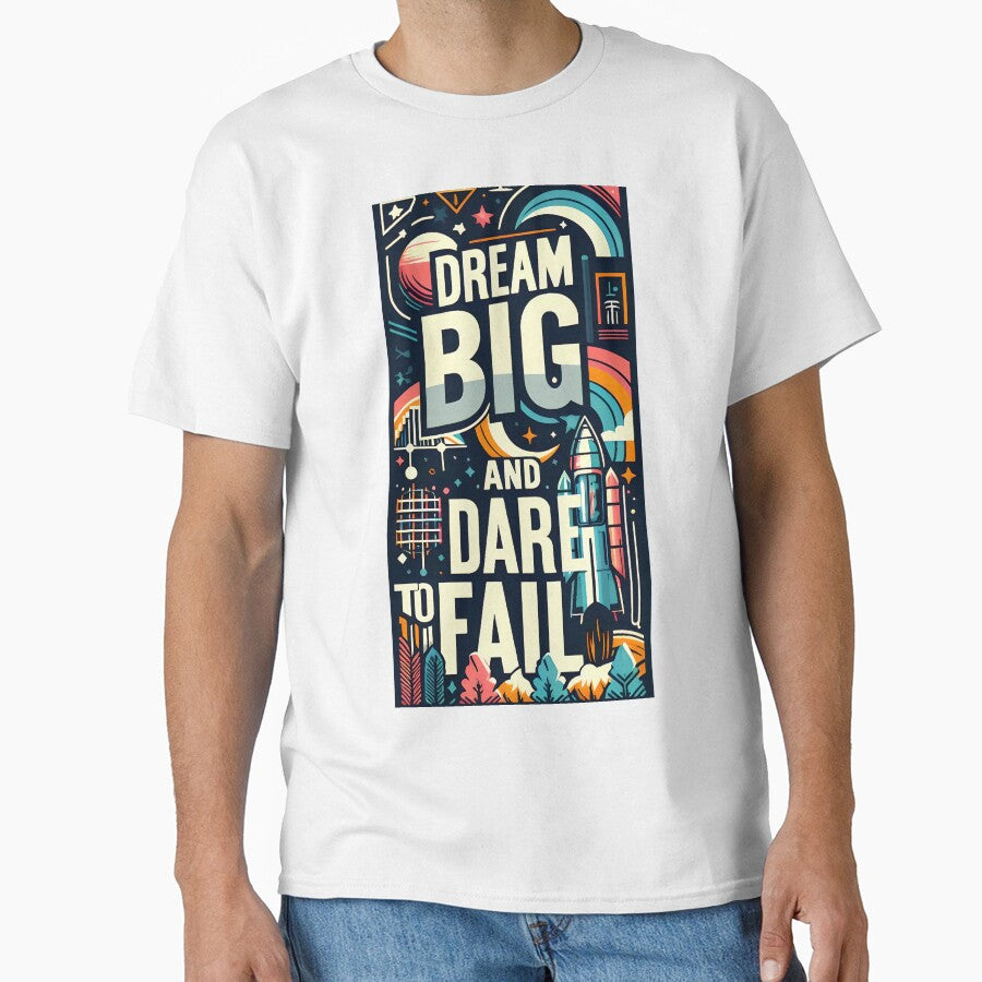 Dream big and dare to fail, typography by maxmaj