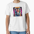 Tiger in Headphones and Shades Synthwave by Boxing Kangaroo Retail Company