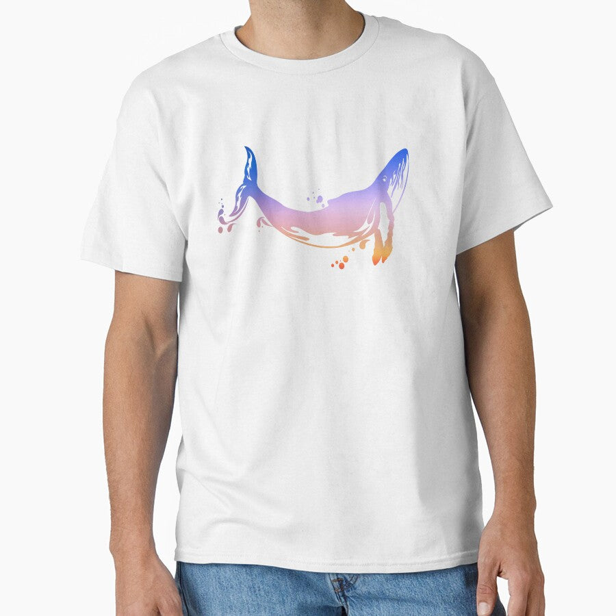 Humpback Whale In Sunset Colors by Heathermarie321
