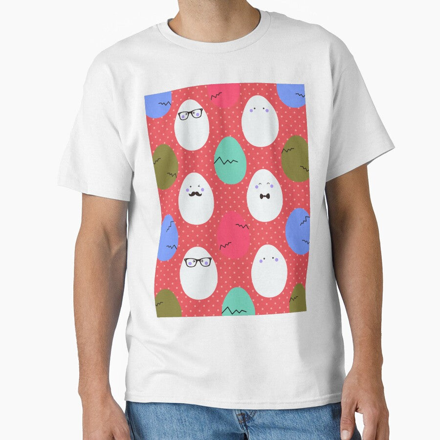 Easter Eggs pink,polka dots by cutecrazytshirt