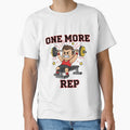 One More Rep Gym Motivation Cartoon | Fitness Workout Illustration for Digital Products by CozyPops