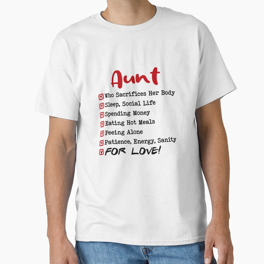 Mom Who Sacrifies Everything For Love Mothers Day Birthday Funny Aunt by EasyPrintGift