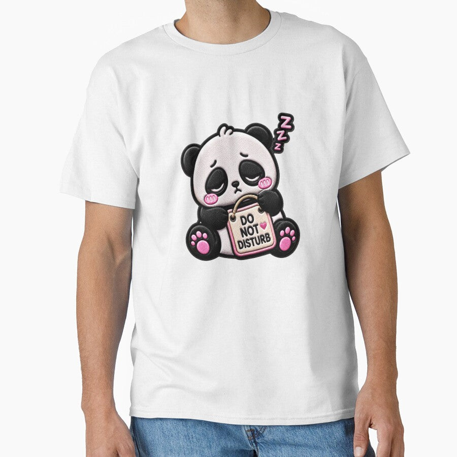 Do Not Disturb Panda Embroidery Patch Cute by ColorSplash123