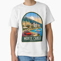 Monte Carlo Vintage Travel Illustration by HomeLivingCo