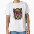 Tiger face art, colorful, tiger lovers no.2 by KAMESUN