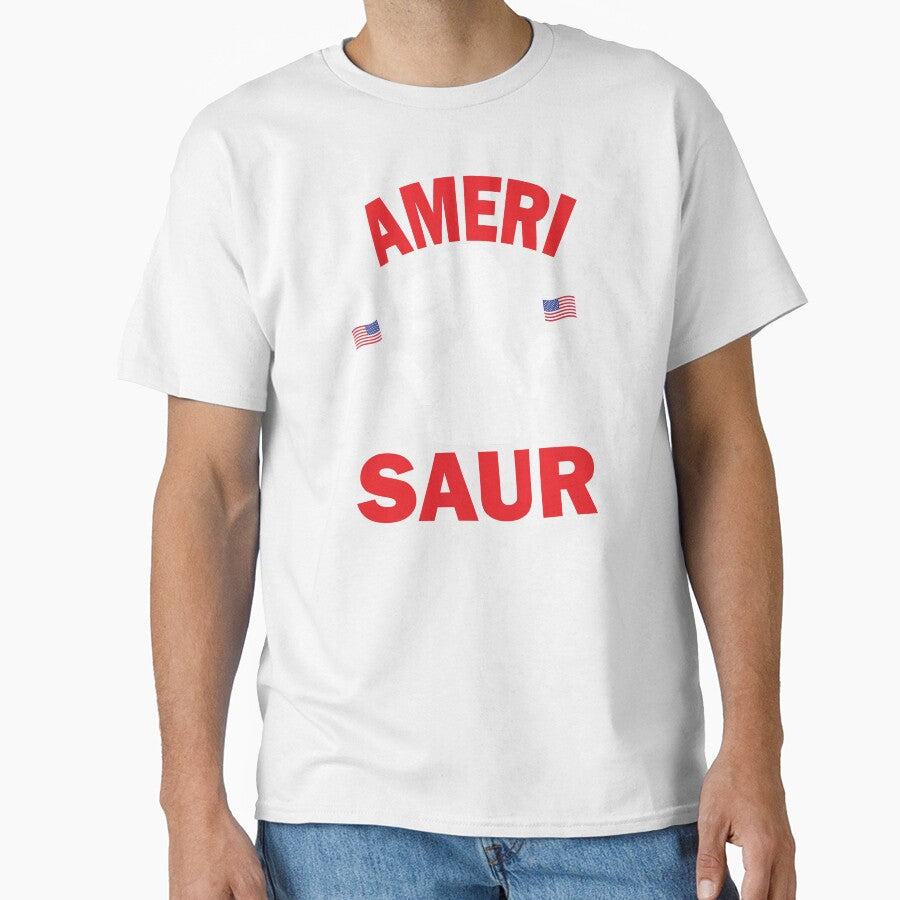 Amerisaur funny America Dinosaur Funny 4th of July Day Independence America by JennieDreher