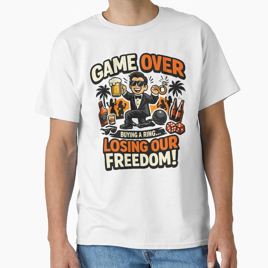Game Over - Bachelor Party humor by SidTastic