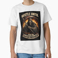 Hustle Until You’re Legendary Grim Reaper Dark Aesthetic Streetwear Design by apex.vibe