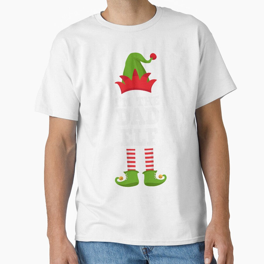 I'm the Dad Elf Matching Family Group Christmas T Shirt T-Shirt by lxmag