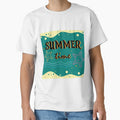 summer time banner, summer poster, enjoy the sunny summer, hello summer lettering theme by SabinArt