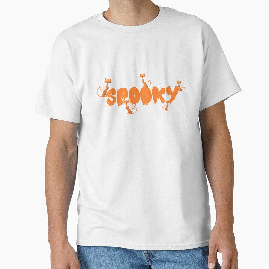 Scary Creepy Orange Cats Hanging Around - Halloween by TeesFashion