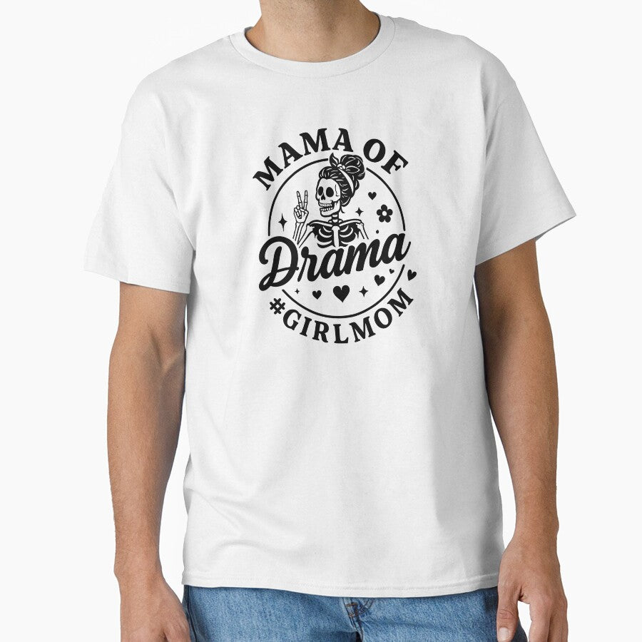 Funny Skeleton Mom – Mama of Drama by Kaurisdigital