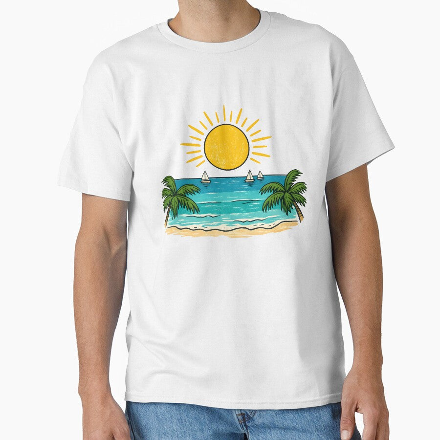 Summer Vacation Beach Sun Tropical by Byte-shirt