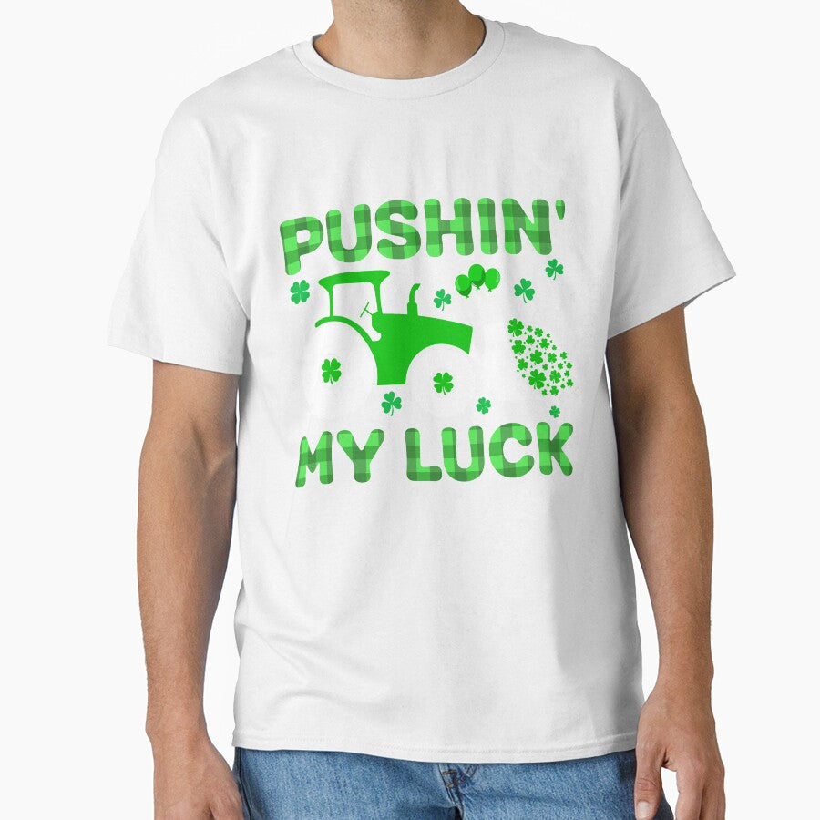 Pushin My Luck St Patricks Day Kids by KroghDs