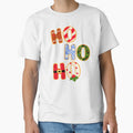 Ugly Holiday Sweater | Gingerbread Cookie - HO HO HO Christmas letter Cookies - Sticker by Nossikko