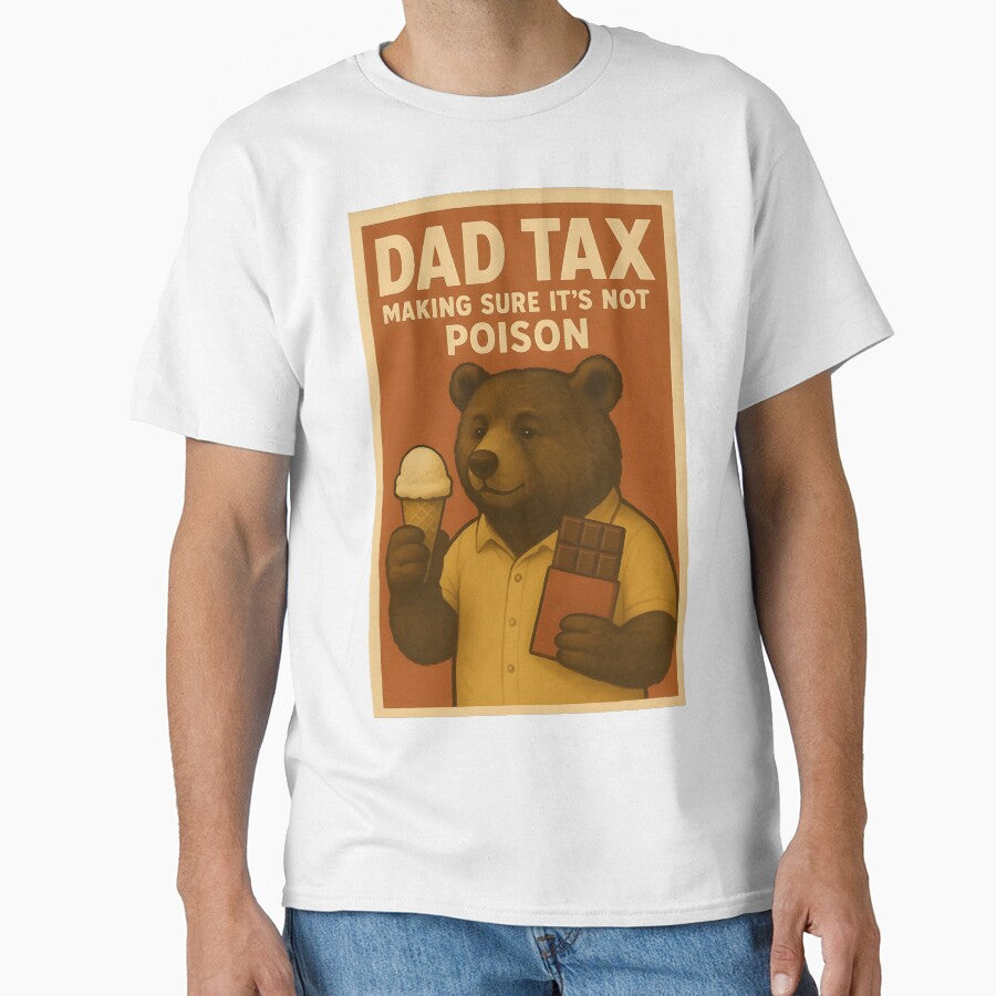 Dad Tax - Retro Vintage Bear by VVoodpecker Design