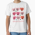 Valentine's Day Music Teacher Musical Notes Hearts Musician by BlassmausArt