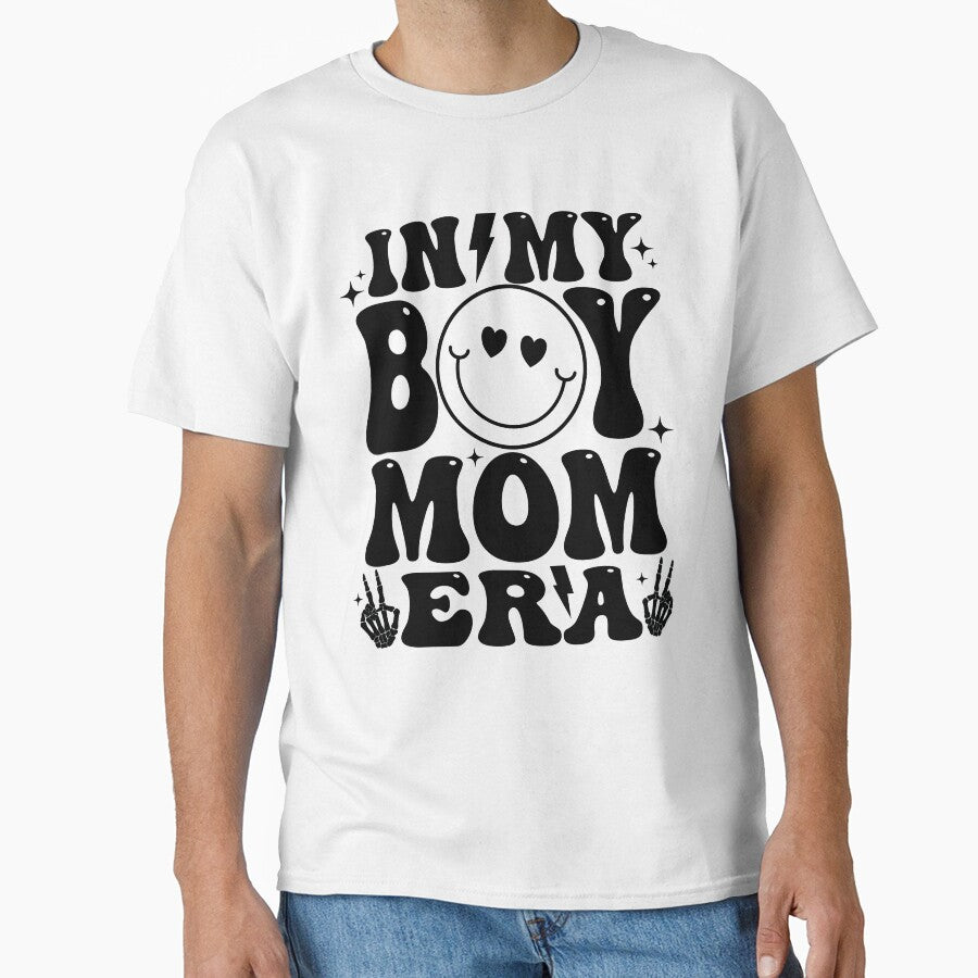 In My Boy Mom Era Retro Expecting Mom Gender Reveal Gift by i-longmanshop