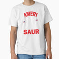 Amerisaur funny America Dinosaur Funny 4th of July Day Independence America by JennieDreher