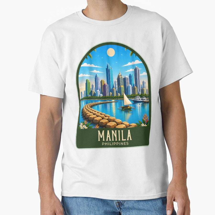 Manila Vintage Travel Illustration by HomeLivingCo
