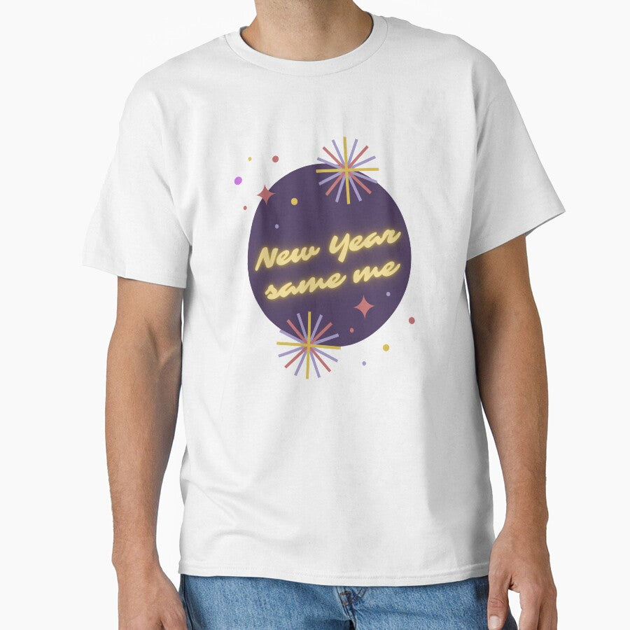 NEW YEAR SAME ME | NYE Gifts Wall Art Home Decor |  @heckinfarout by Two Otters Co