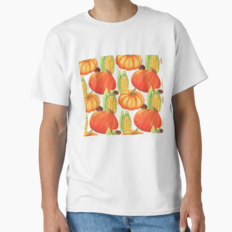 Pumpkin and corns pattern by Designhub14