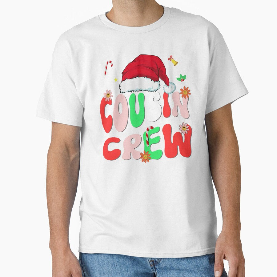 Cousin crew christmas shirt, matching Cousin squad christmas santa 2023 shirt by ZAIN JAMAL