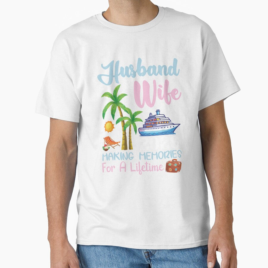 Husband & Wife 2026 Making Memories Cruise Summer Vacation Clothing by KINGWANI