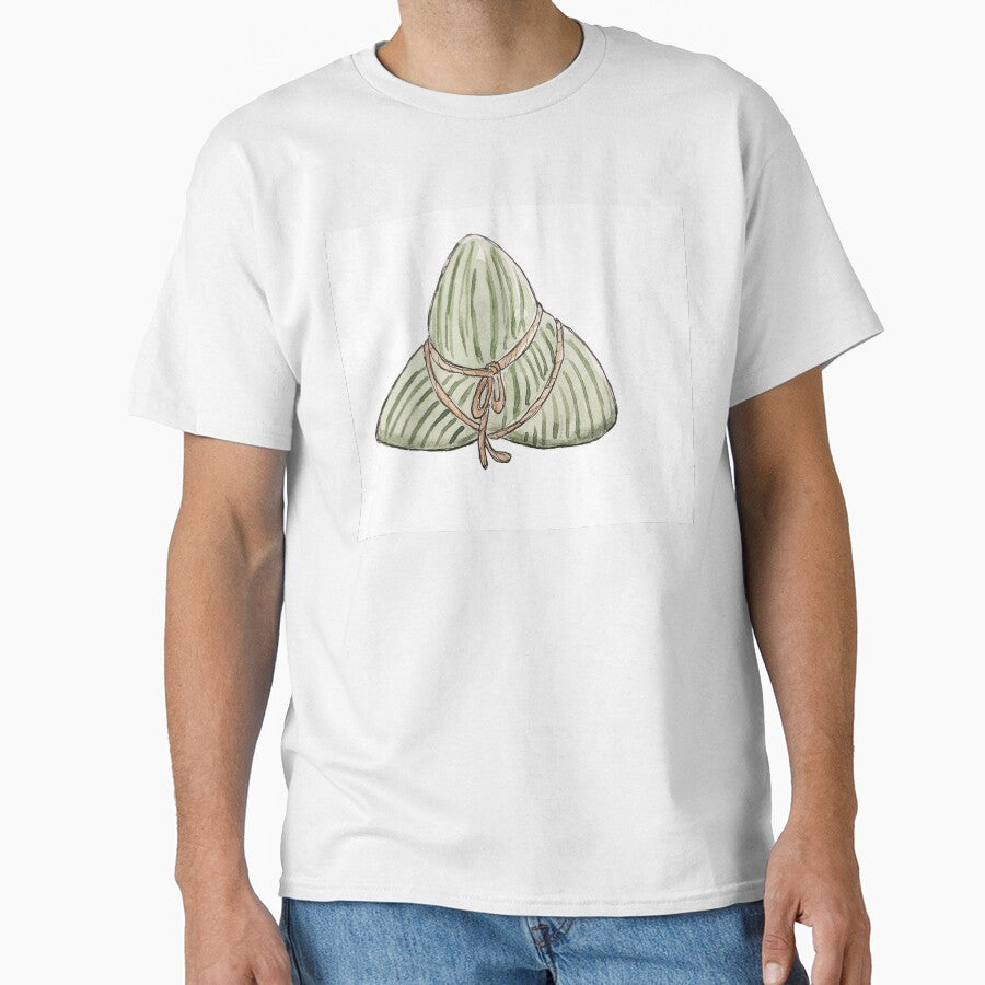 Delicious Zhonzi (Taiwanese Tamale) Dragon Boat Festival (White) by Designs by Sara Felton