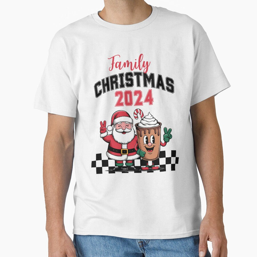 Family Christmas 2024 Retro Vibes by RockBeeDesigns