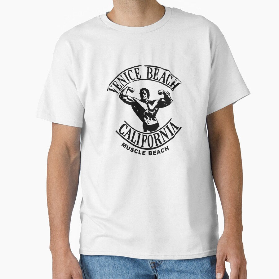 Venice Beach T-ShirtVenice Beach California, Muscle Beach by LuluLittleItaly