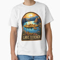 Lake Titicaca Vintage Travel Illustration by HomeLivingCo