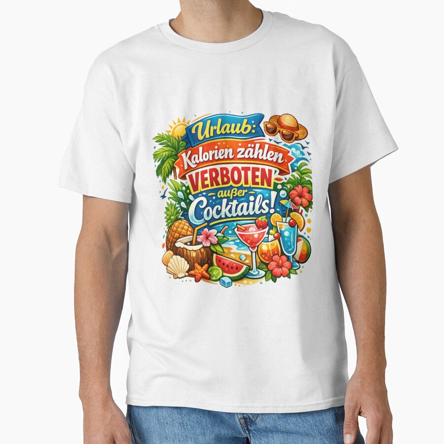 Counting calories is forbidden – except for cocktails! The fun holiday design for connoisseurs. by CoolContent Factory