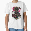 GCR1 Shadow Dragon | Japanese Cyber Dragon with Sakura Moon Streetwear Design by GCR1