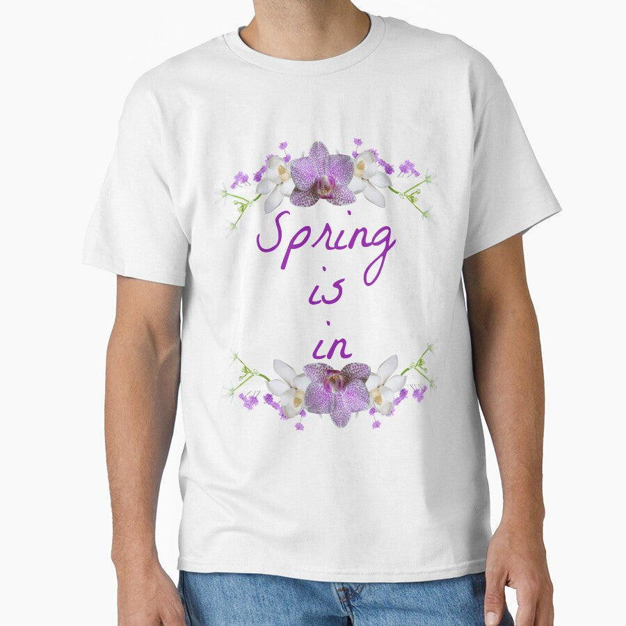Spring is In with Purple and Lilac Colours on White by misskrisnov