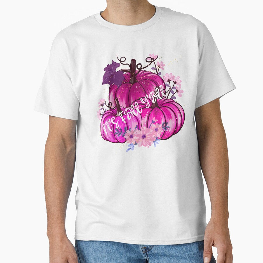 It's fall y'all pink pumpkin by Mariya Krashkova