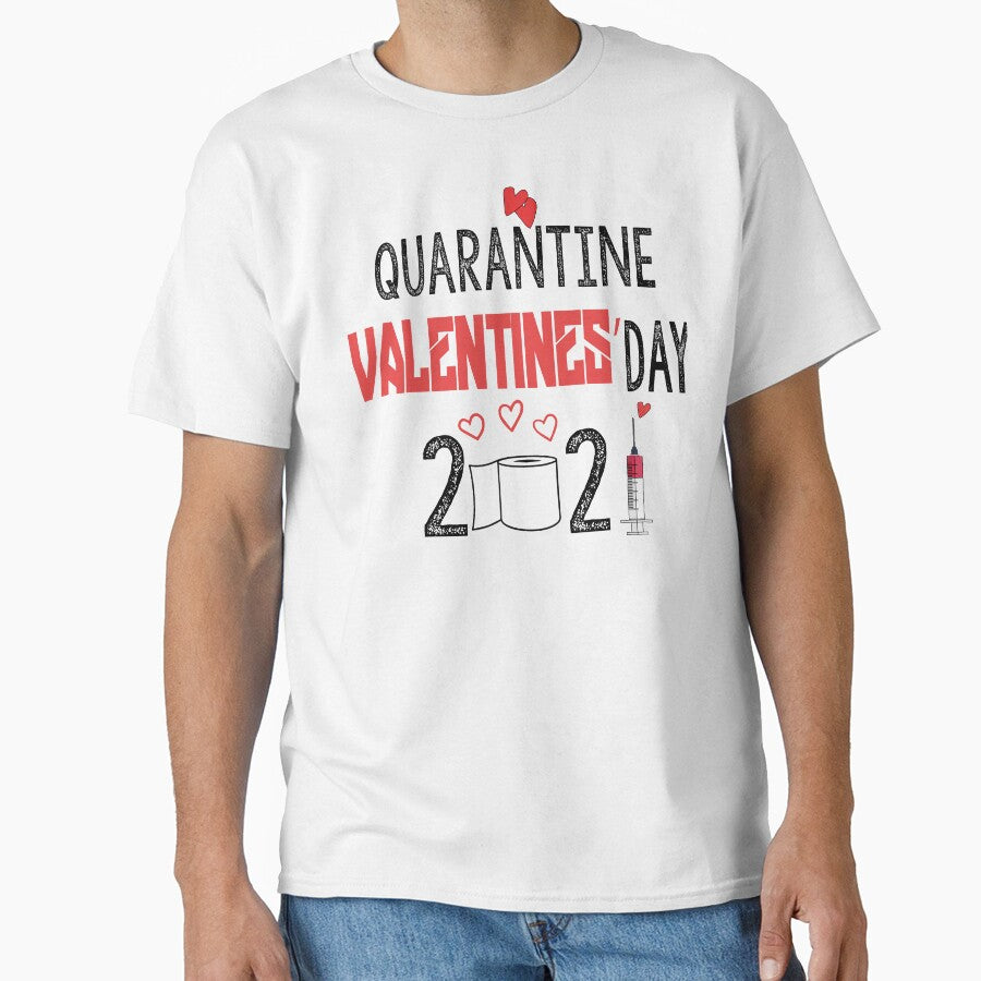 Happy Quarantined Valentine 2021 Toilet Paper Heart Couples by Heddar Badreddine