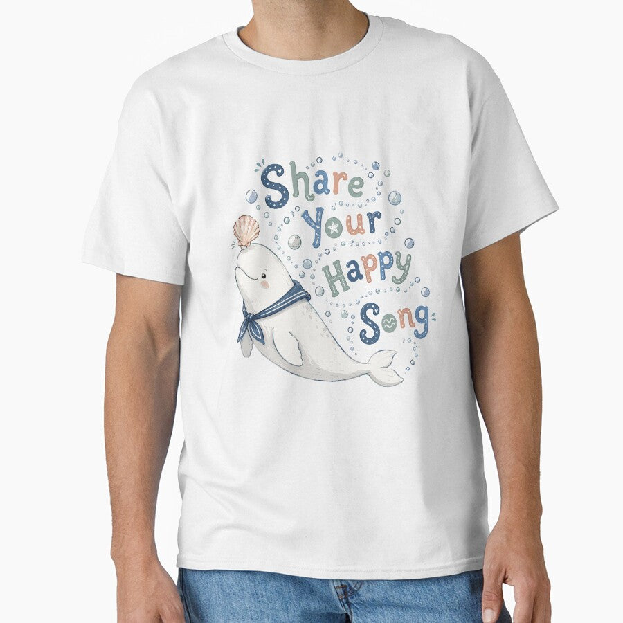 Bubble Singer - Cute Beluga Whale by bapupa