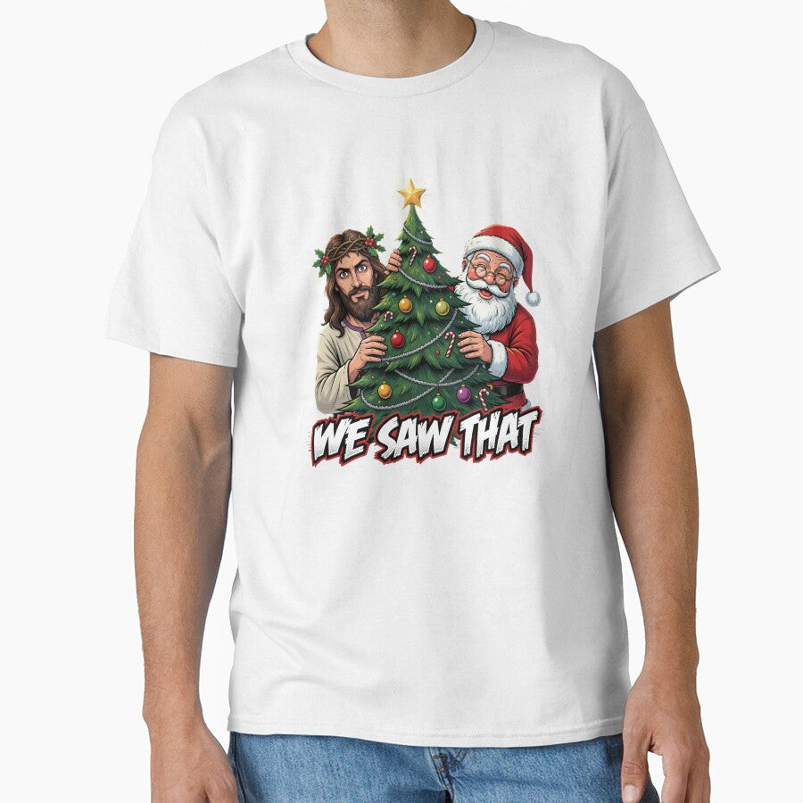 We Saw That Funny Christmas Tree by TshirtsOnline-