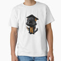 Cute Black Cat Graduation Cap Gown Diploma Funny Cat Graduate Gift Class of 2026 Cat Lover by CozyPawCo