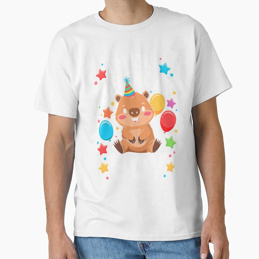 Funny Capybara Birthday Boy Bday Boys Girls Kids by rafaeltto