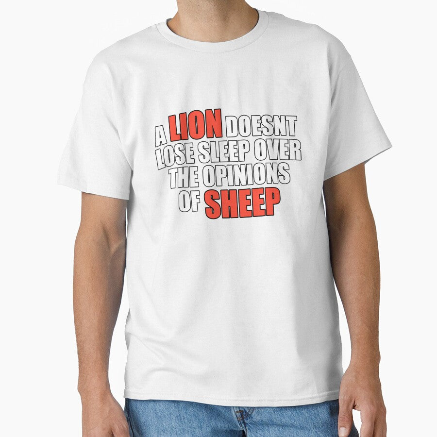 a lion doesnt lose sleep over sheep by silence28