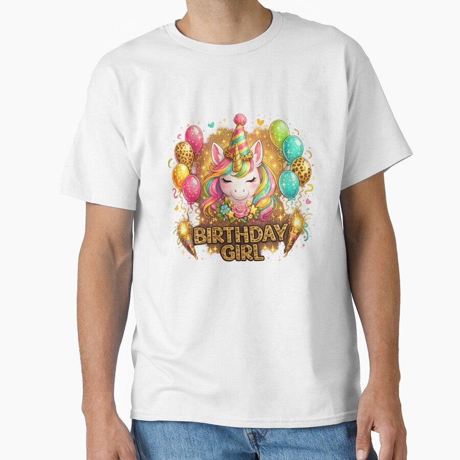 Unicorn Rainbow Birthday Girl Unicorn Birthday Party by QuiteOrbit