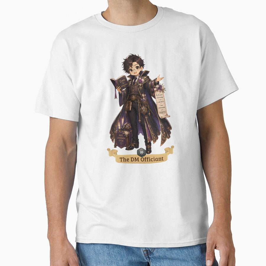 The DM Officiant | Chibi design wedding for role-playing couples Dungeon Master by Love&Geek