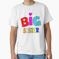 Big Sister T Shirt Multicoloured by thebeardedscot