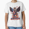 Still Unsupervised Gangster Eagle Gold Chain Rocket Tee v4 by DarylWelsh2024