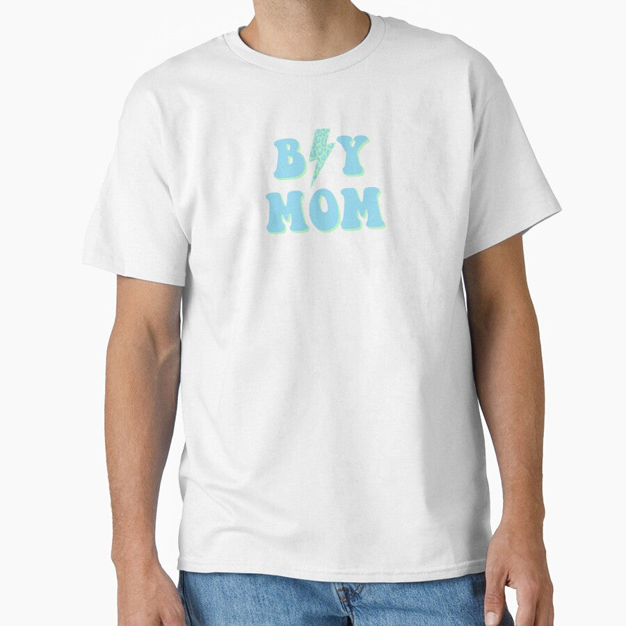 Boy Mom with Cheetah Lightning Bolt by Carlifriess