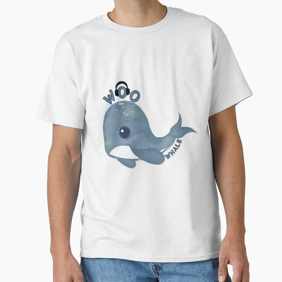 Blue Woo Whale Design by 5Petals