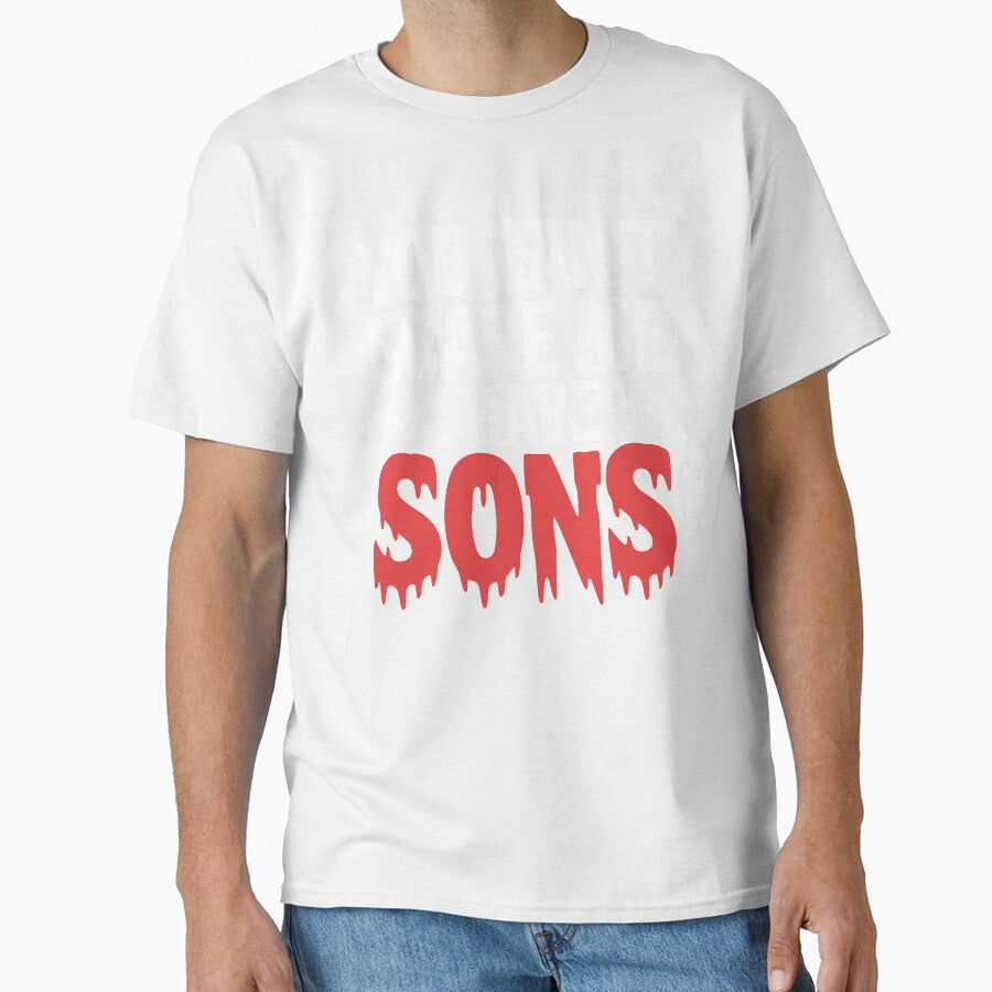 You Can't Scare Me I Have Sons Funny Boy Dad Father's Day Gift by Say It With Ink