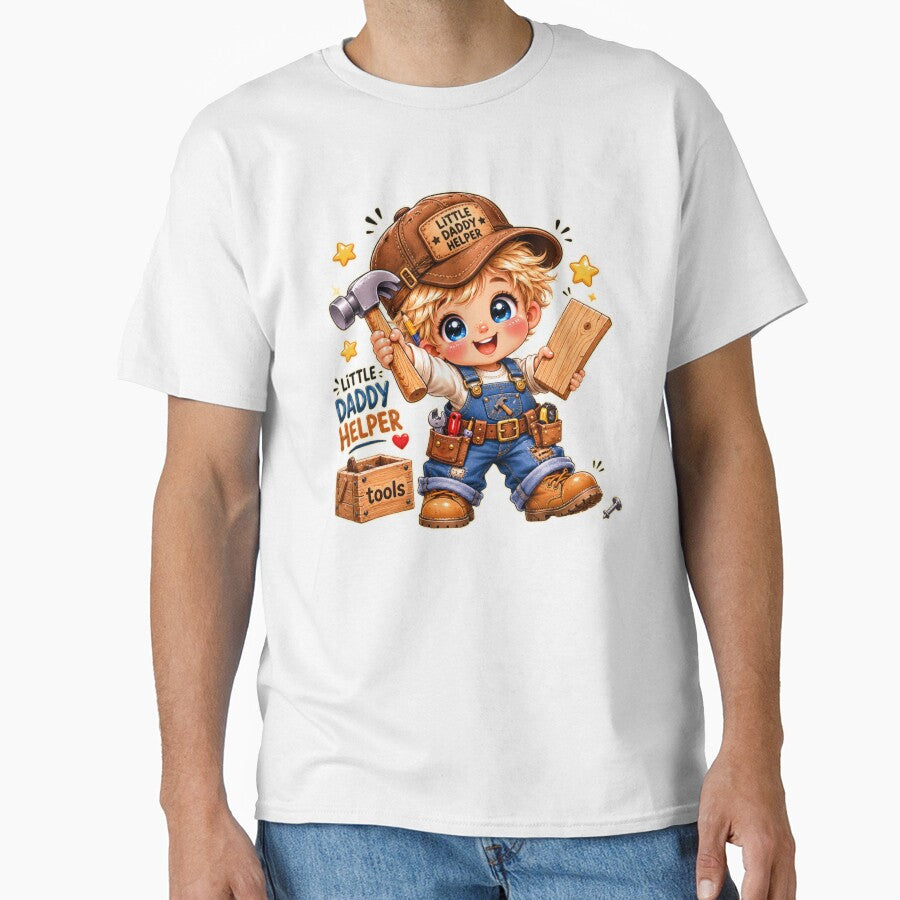 Little Daddy Helper Carpenter, Kids Carpenter Design by HiPatti